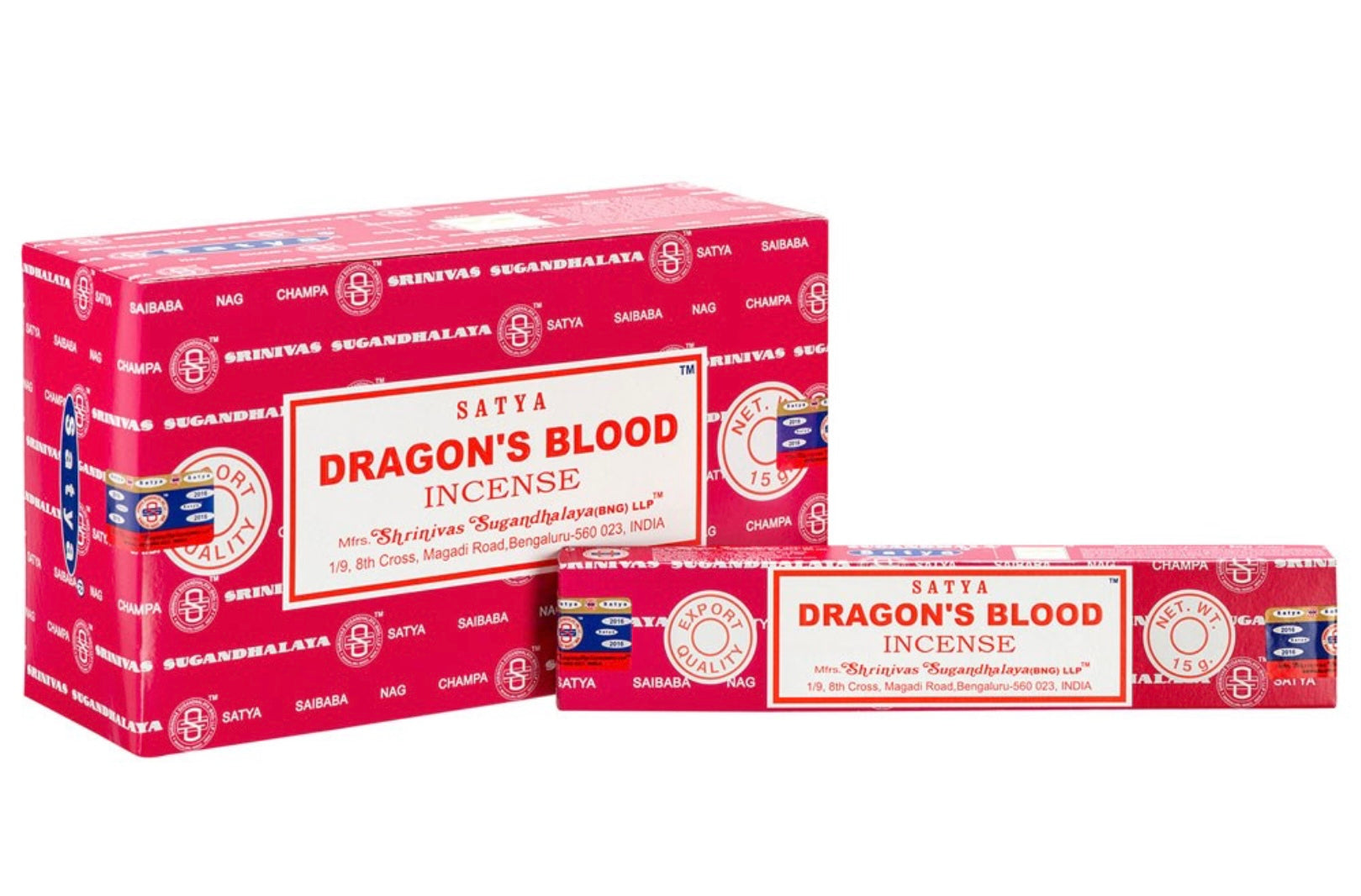1 pack of dragons blood incense sticks by satya