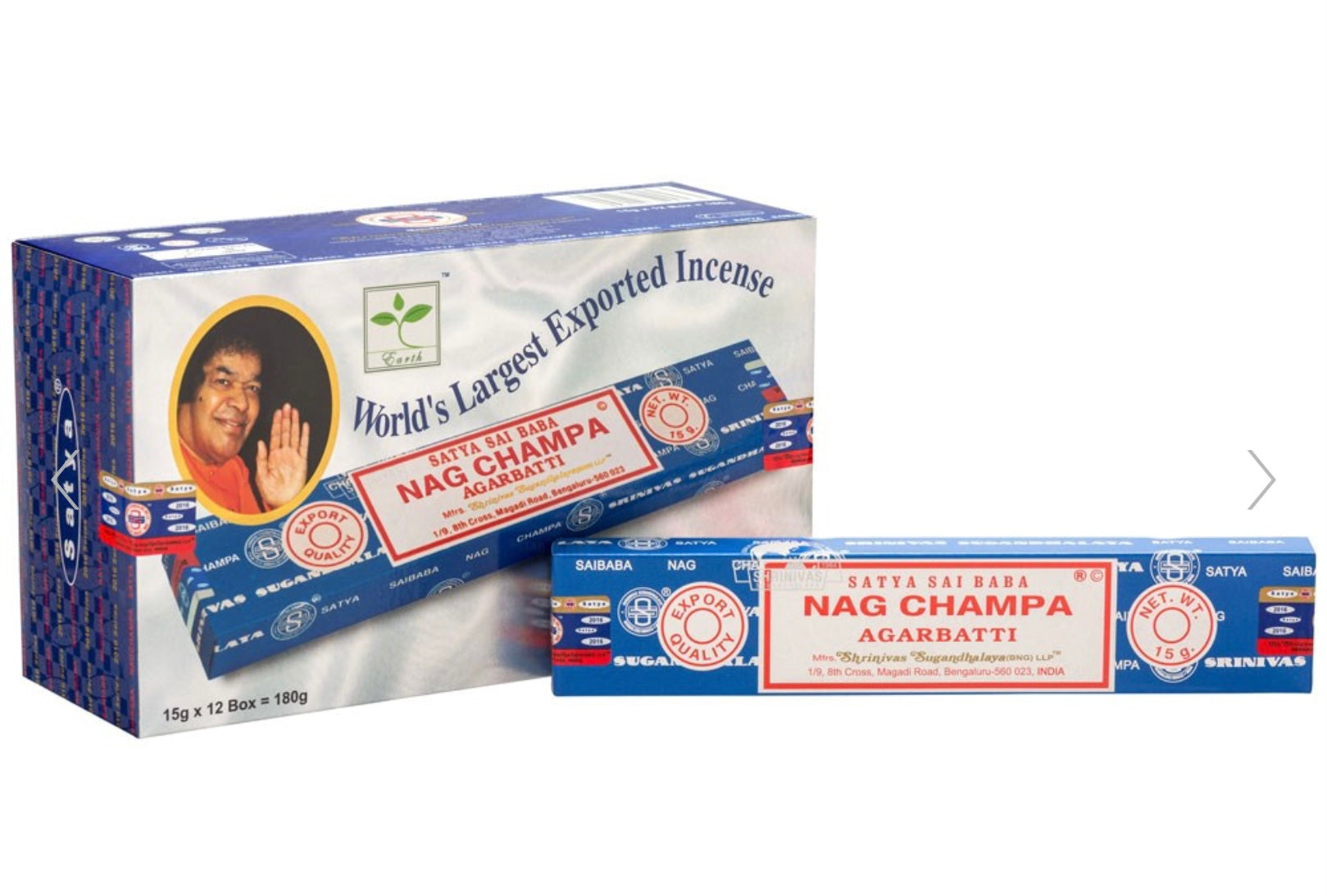 1 pack of nag champa incense sticks by satya