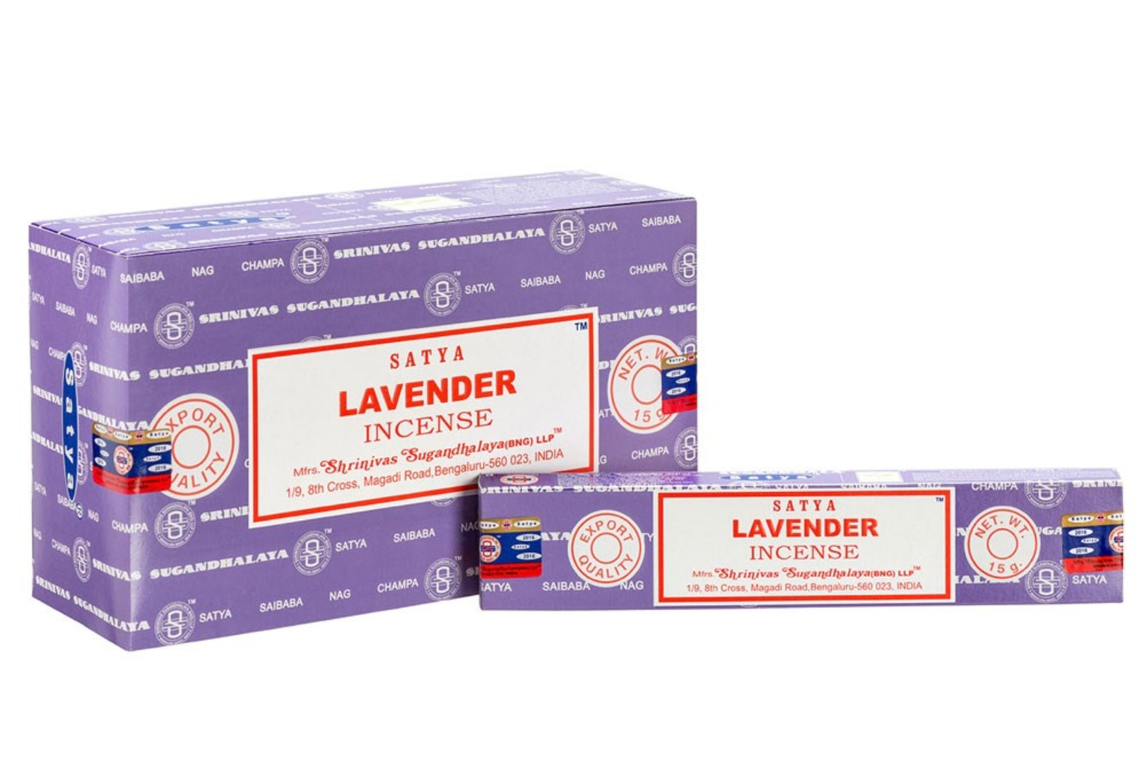 1 pack of lavender incense sticks by satya