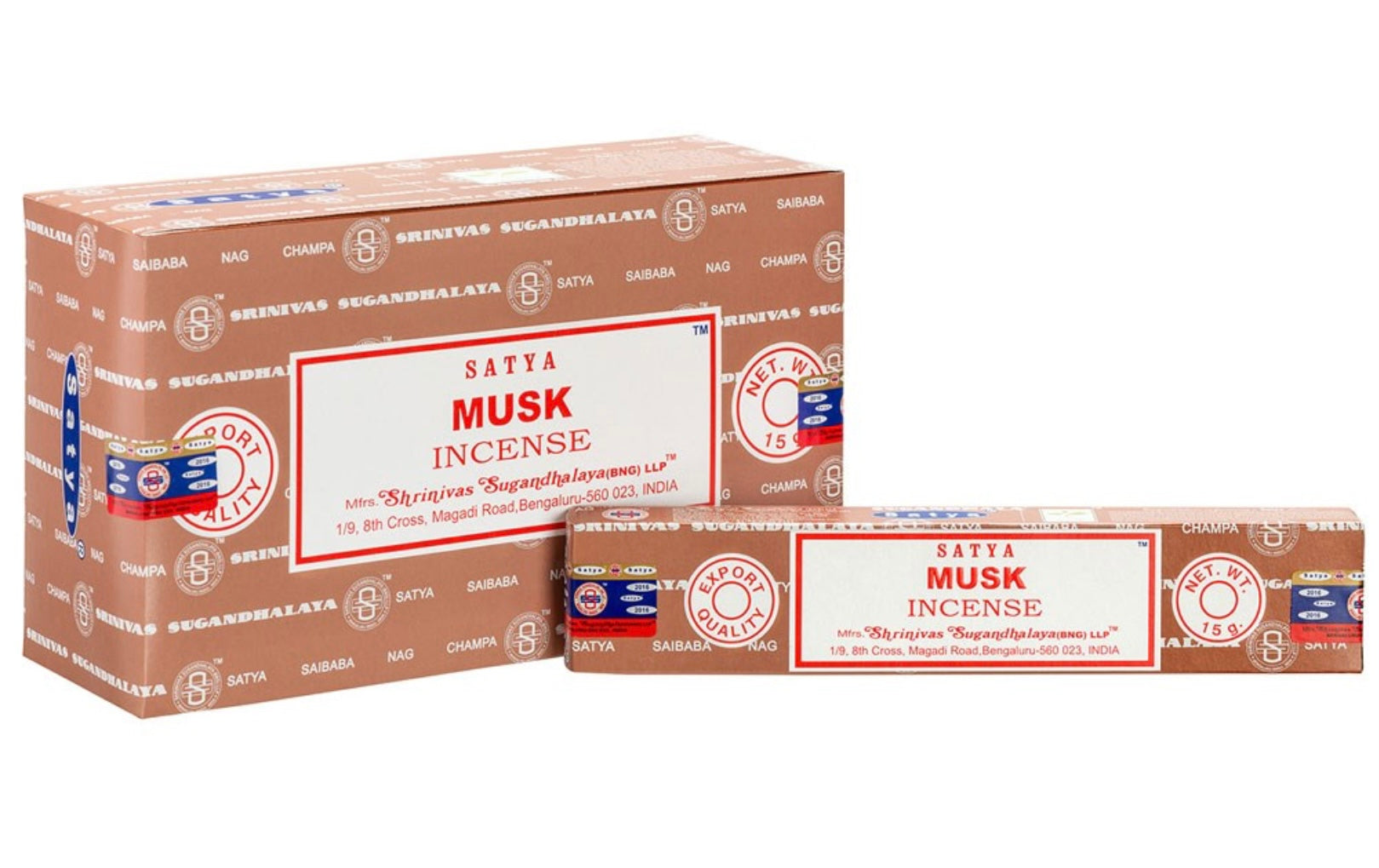 1 pack of musk incense sticks by satya